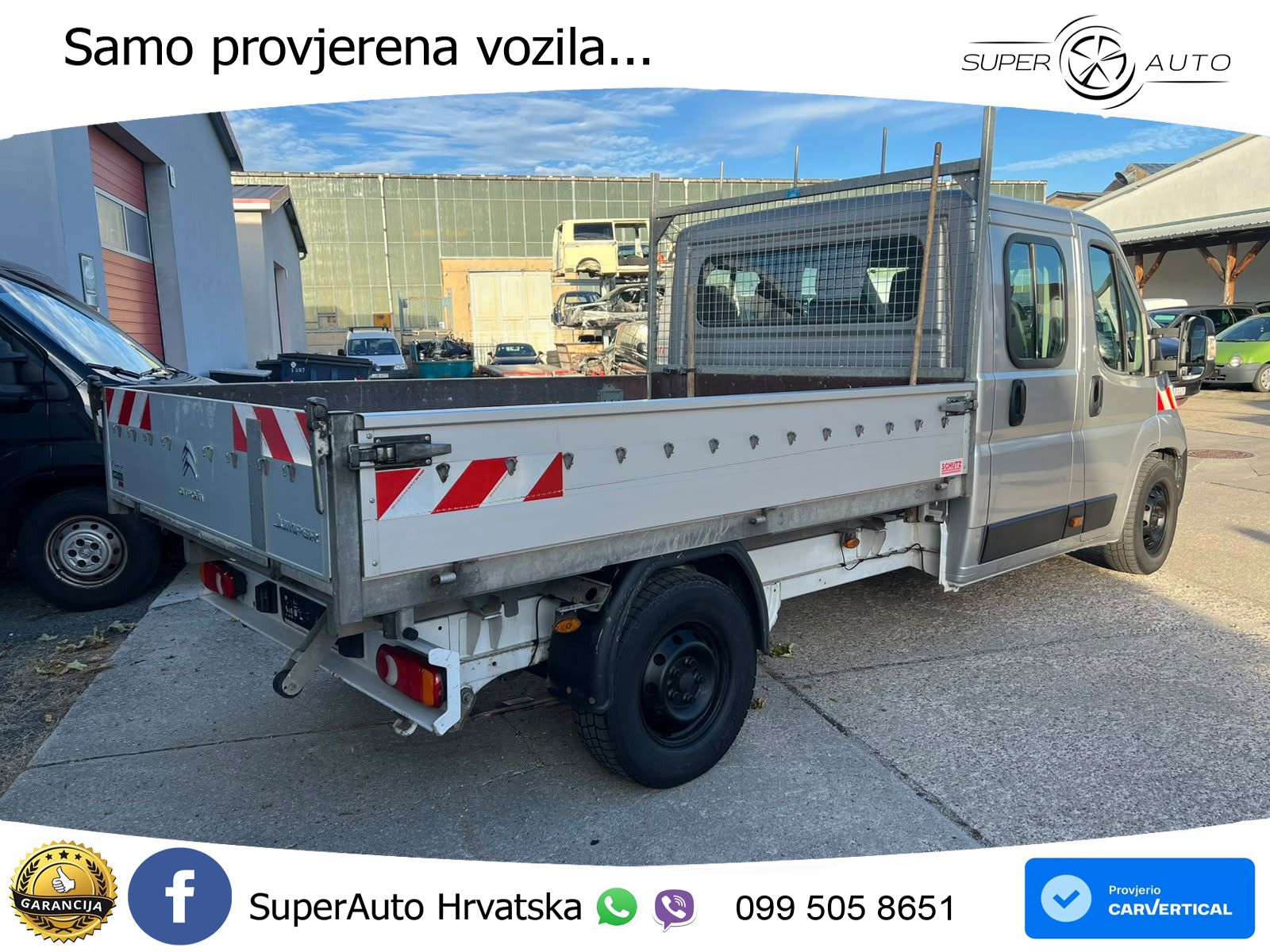 Citroën Jumper 3-Seiten Kipper Doka L4 1.Hand 140 KS