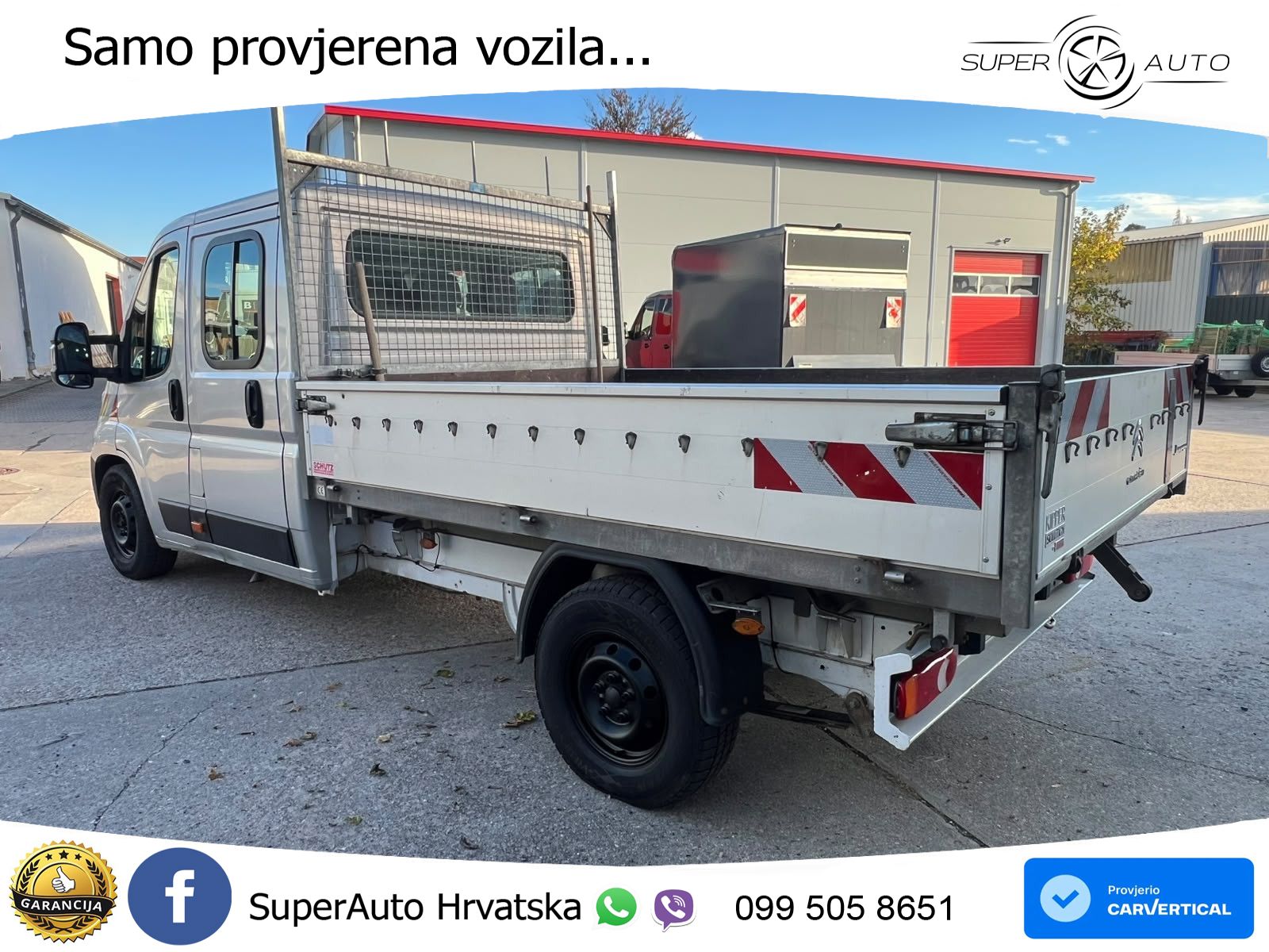 Citroën Jumper 3-Seiten Kipper Doka L4 1.Hand 140 KS