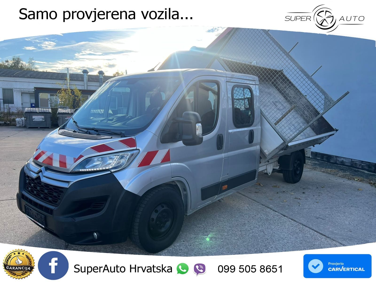Citroën Jumper 3-Seiten Kipper Doka L4 1.Hand 140 KS