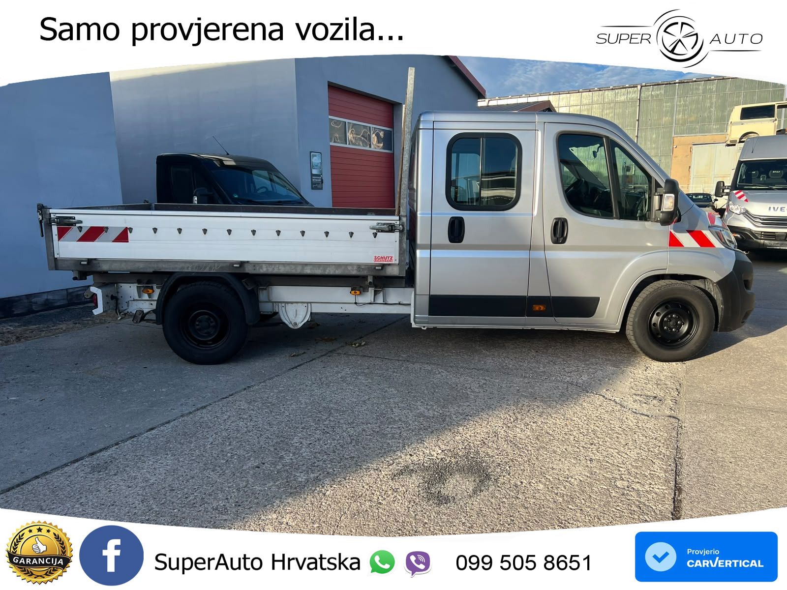 Citroën Jumper 3-Seiten Kipper Doka L4 1.Hand 140 KS