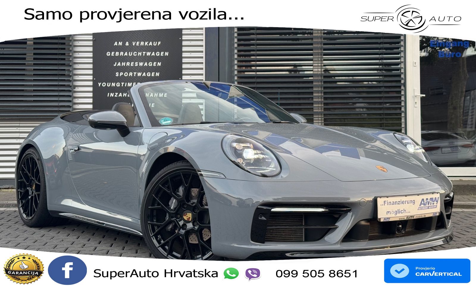 Porsche 911 Carrera Cabriolet 3.0 (385 KS) PDK ZRAČNI+ACC+GR SJED+KAM