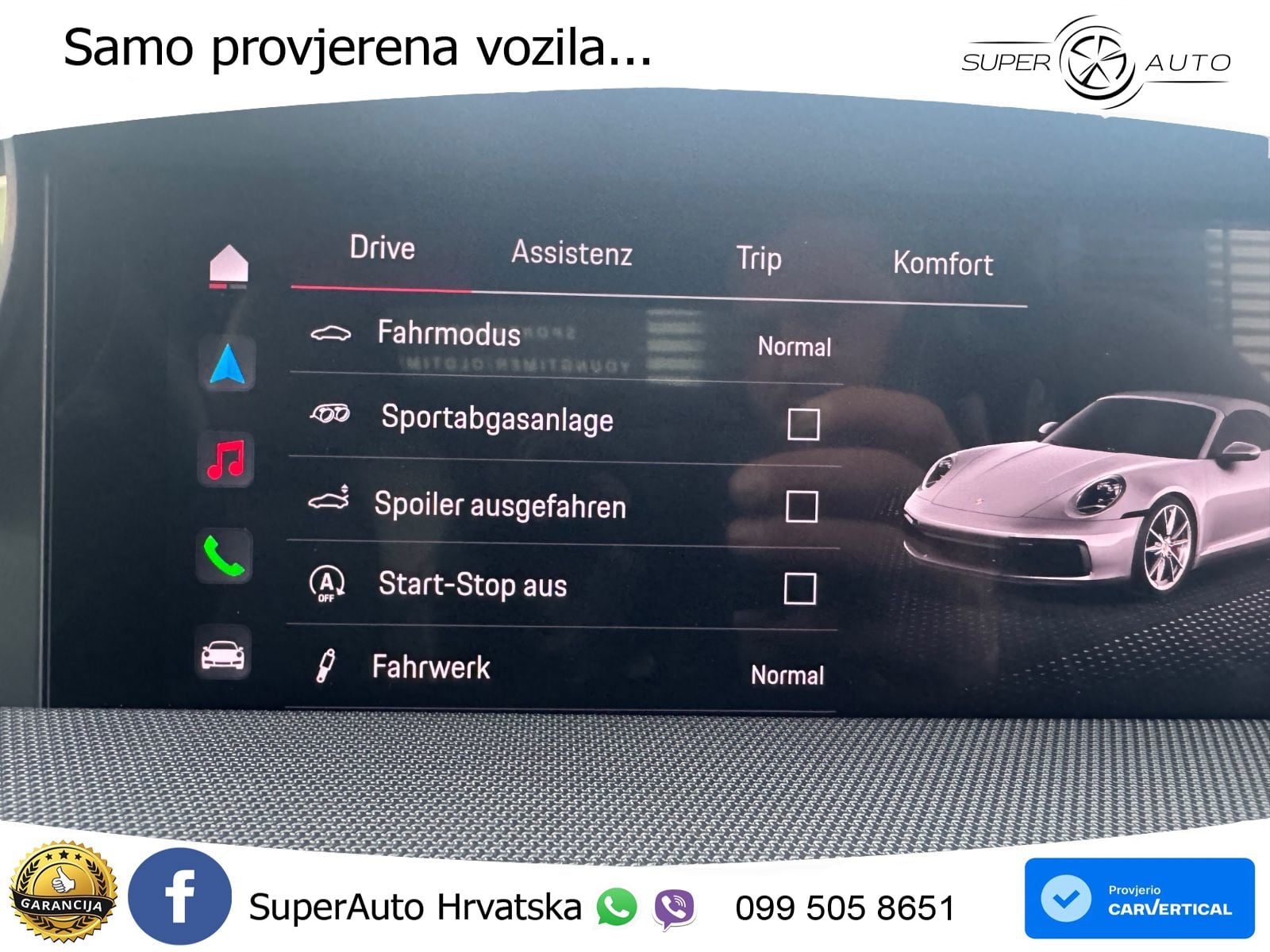 Porsche 911 Carrera Cabriolet 3.0 (385 KS) PDK ZRAČNI+ACC+GR SJED+KAM