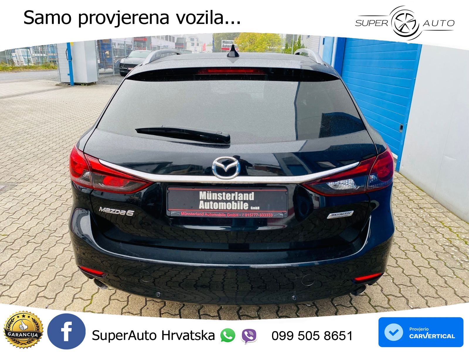 Mazda 6 Sport Combi 2.2 SKYACTIV-D (184 KS) SKYACTIV-Drive LED+GR SJED+ACC