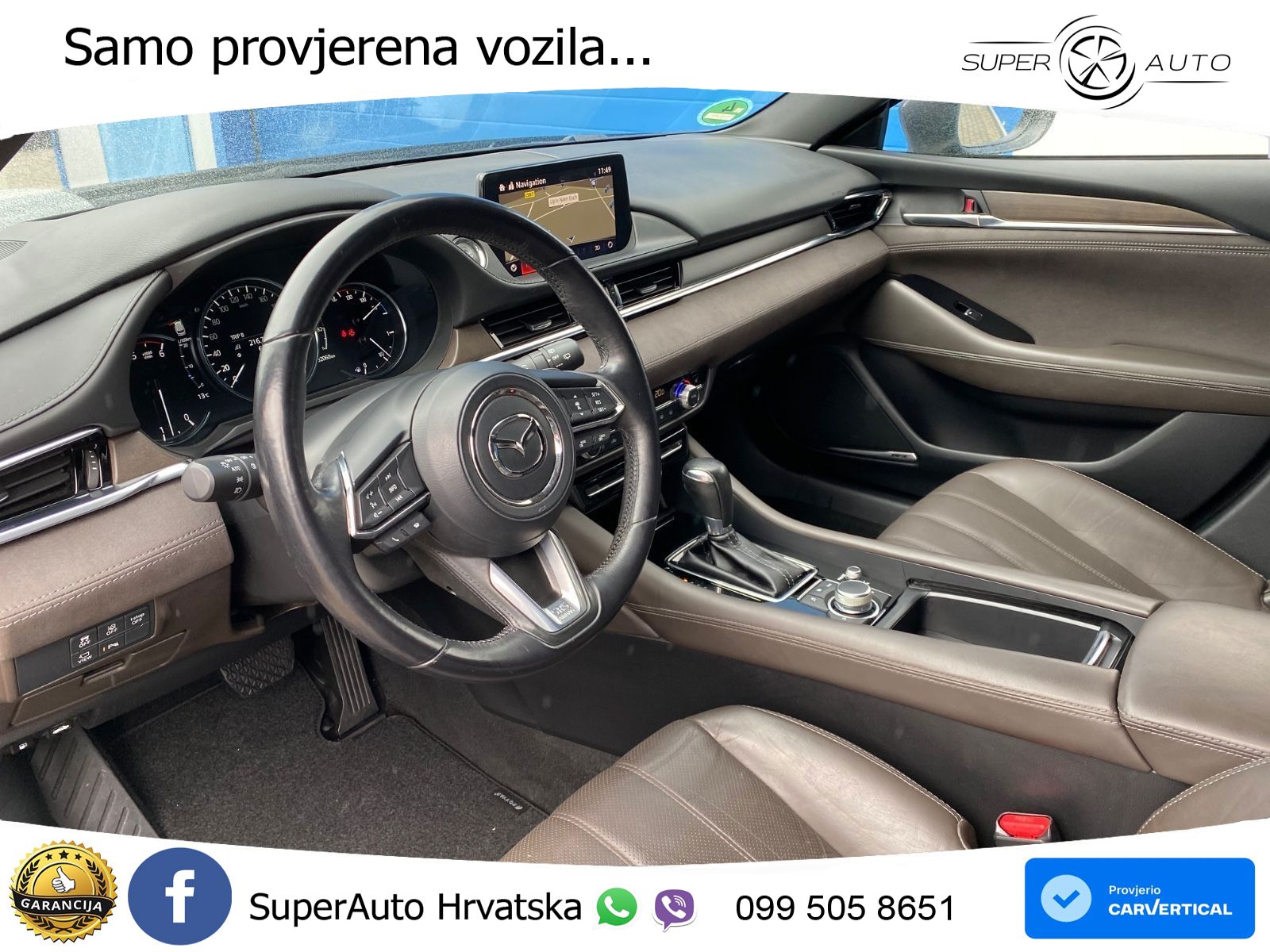 Mazda 6 Sport Combi 2.2 SKYACTIV-D (184 KS) SKYACTIV-Drive LED+GR SJED+ACC
