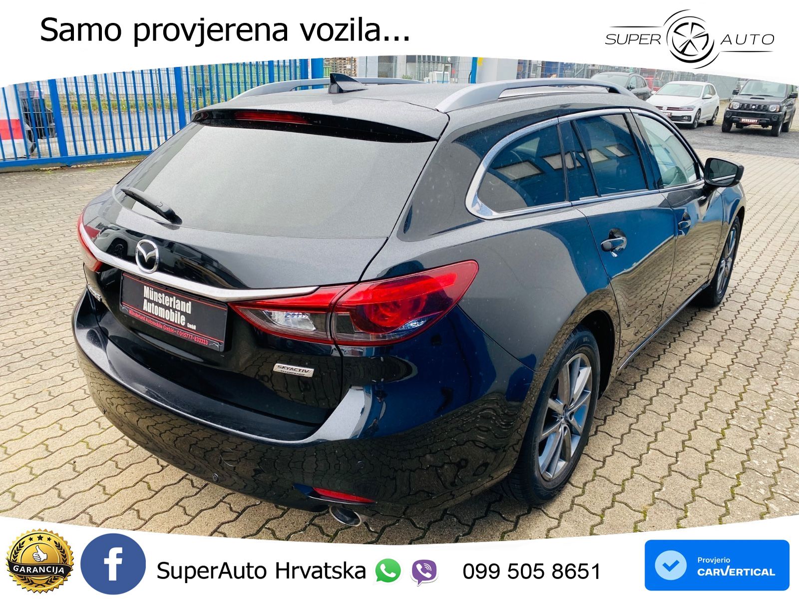 Mazda 6 Sport Combi 2.2 SKYACTIV-D (184 KS) SKYACTIV-Drive LED+GR SJED+ACC