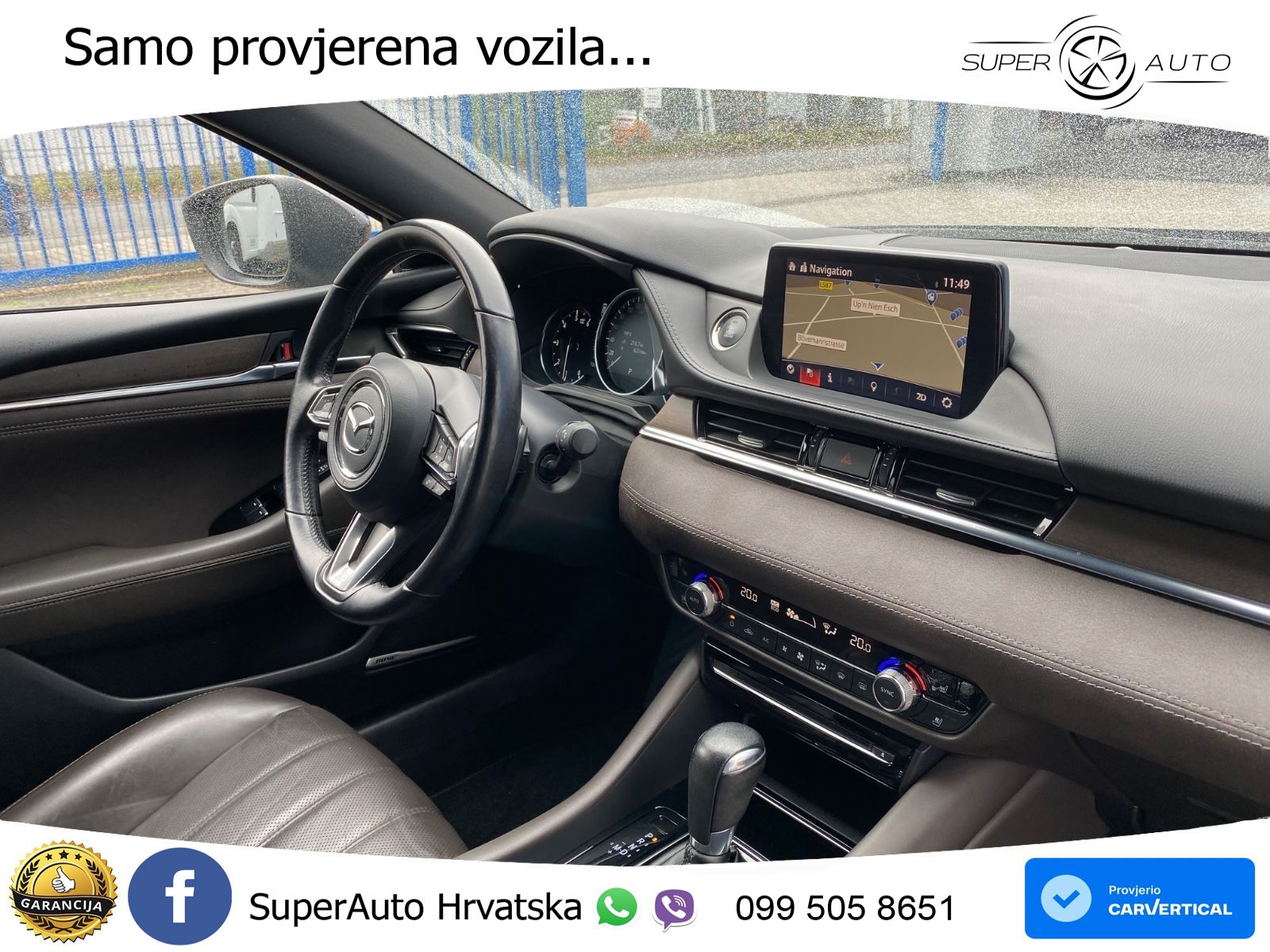 Mazda 6 Sport Combi 2.2 SKYACTIV-D (184 KS) SKYACTIV-Drive LED+GR SJED+ACC