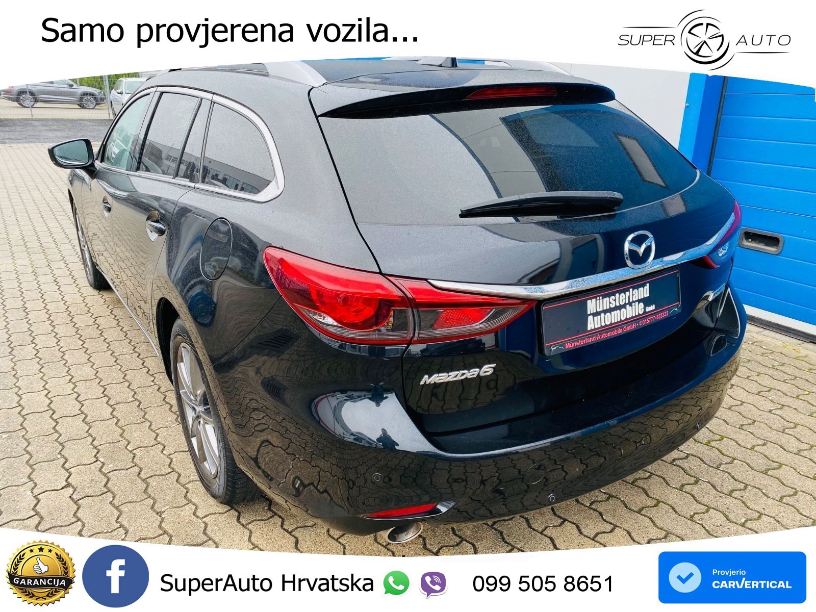 Mazda 6 Sport Combi 2.2 SKYACTIV-D (184 KS) SKYACTIV-Drive LED+GR SJED+ACC