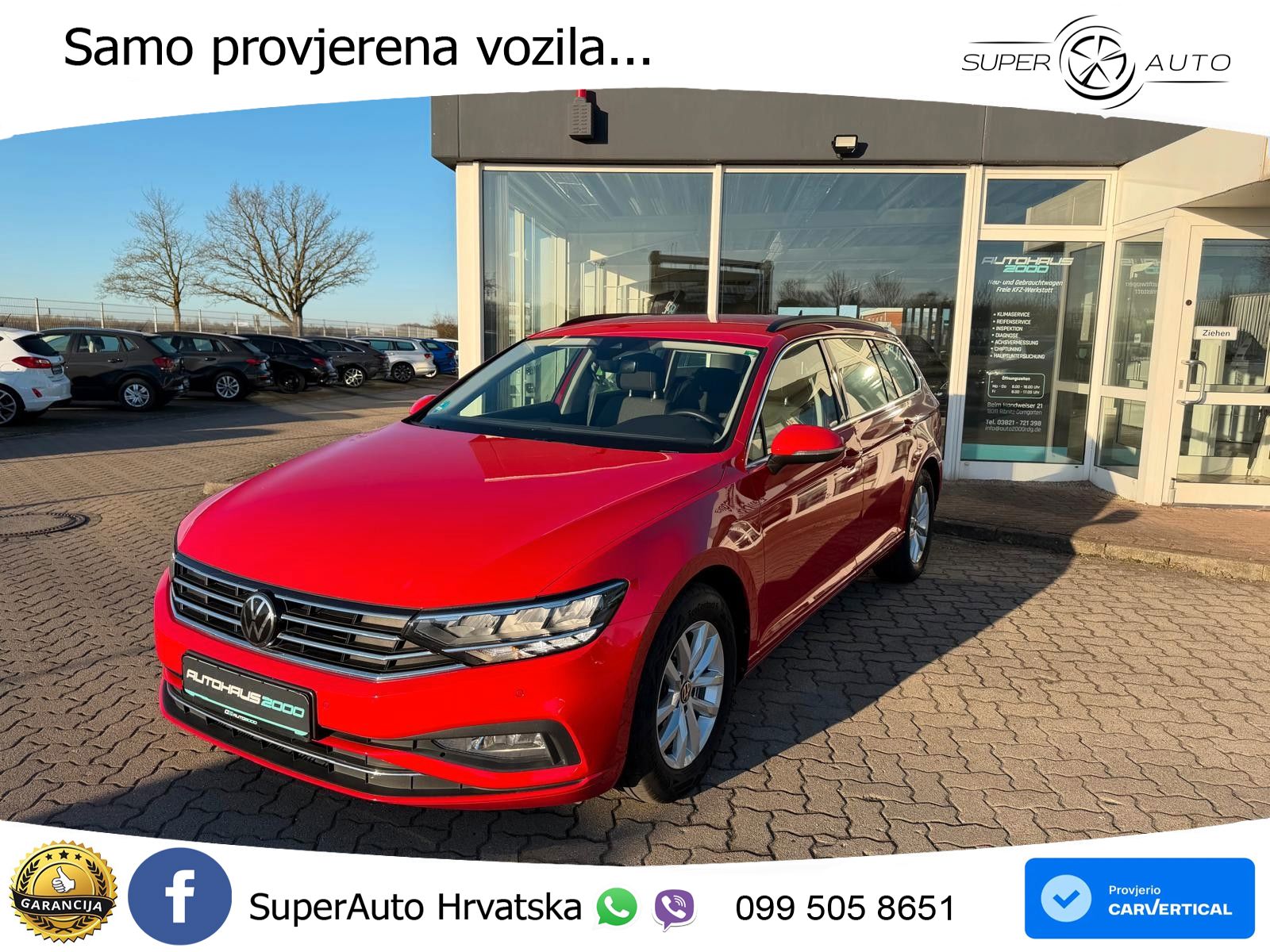 Volkswagen Passat Variant 2.0 TDI (122 KS) DSG Business LED+GR SJED+ACC