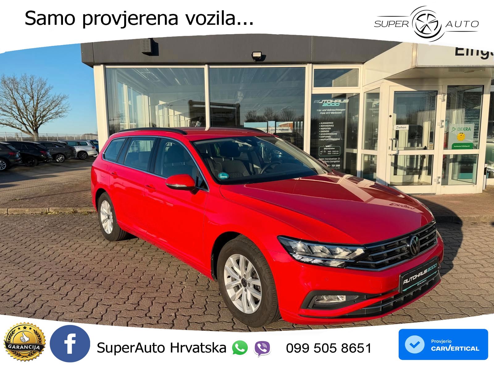Volkswagen Passat Variant 2.0 TDI (122 KS) DSG Business LED+GR SJED+ACC