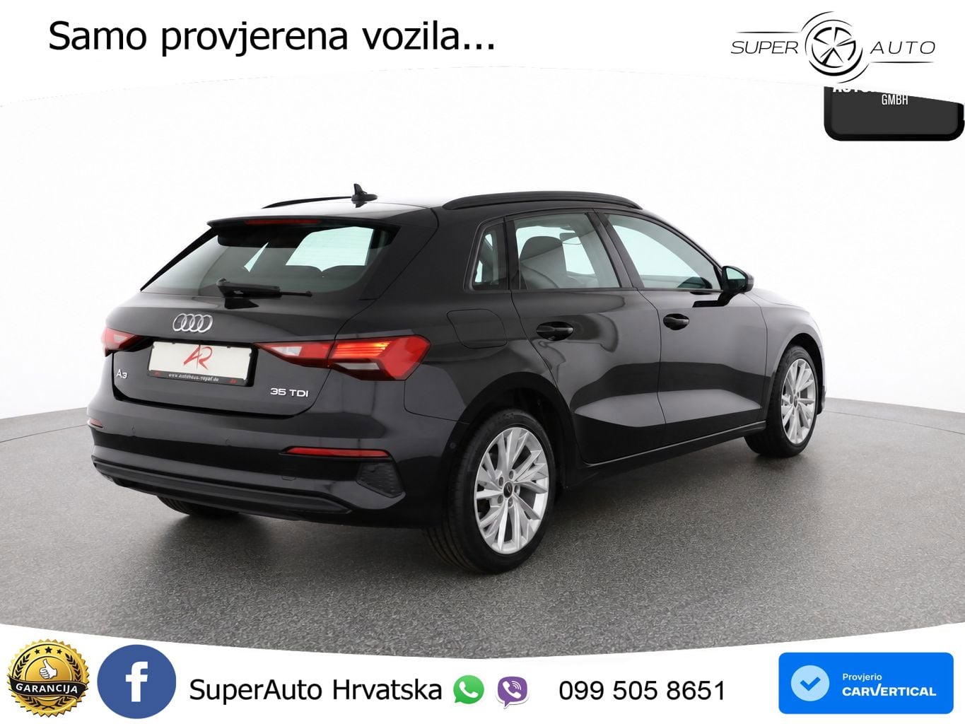 Audi A3 35 TDI (150 KS) S tronic LED+GR SJED+ACC