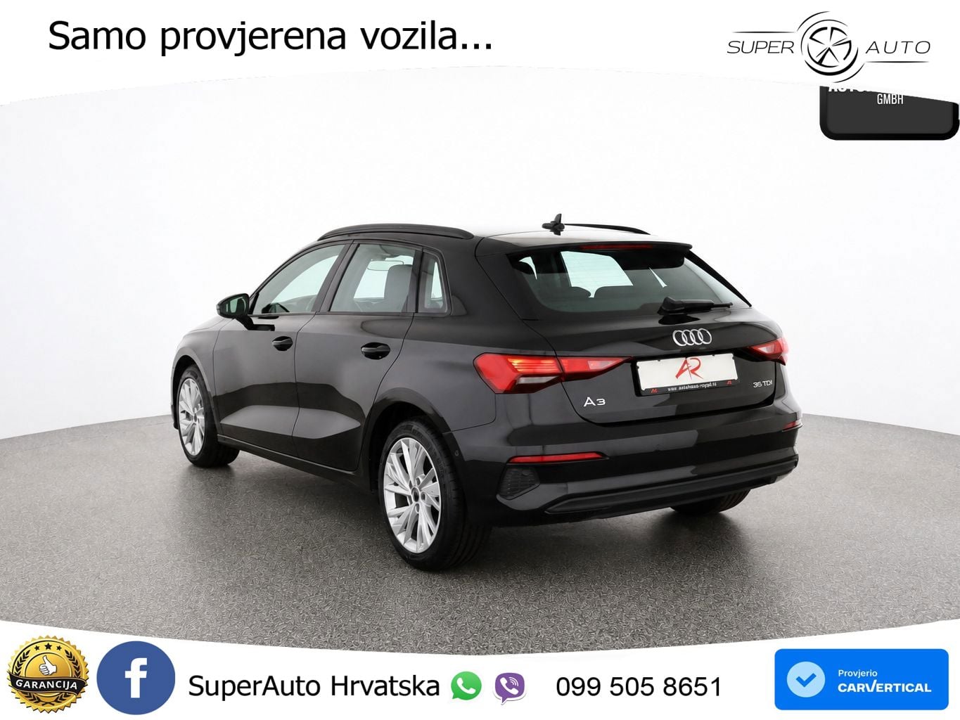 Audi A3 35 TDI (150 KS) S tronic LED+GR SJED+ACC