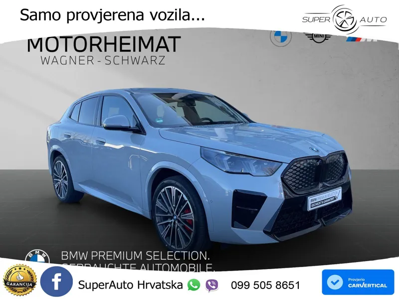 BMW iX2 66.5 kWh (204 KS) eDrive20 M Sport LED+GR SJED+ACC