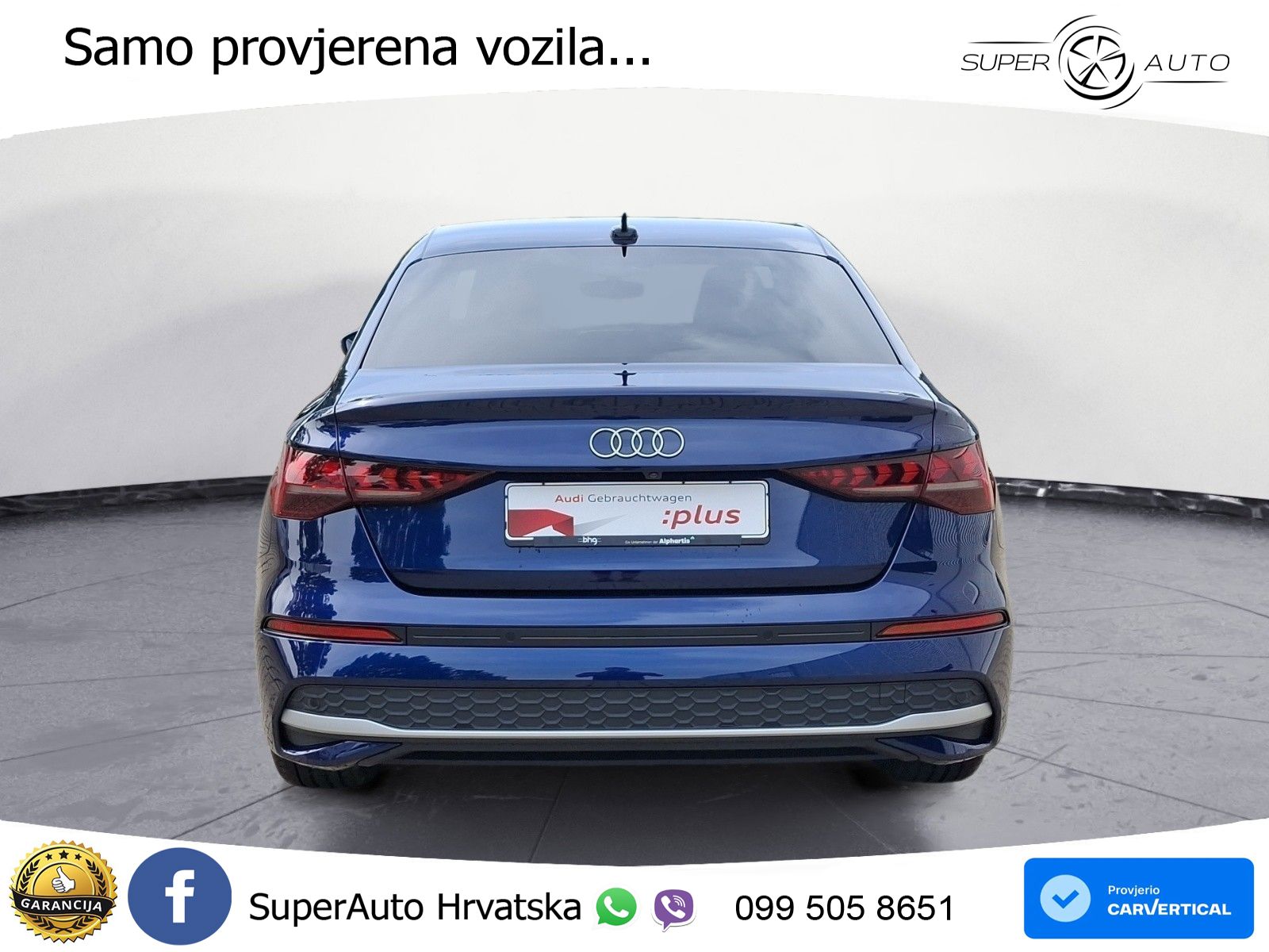 Audi A3 Limuzina 30 TFSI (116 KS) LED+GR SJED+ACC