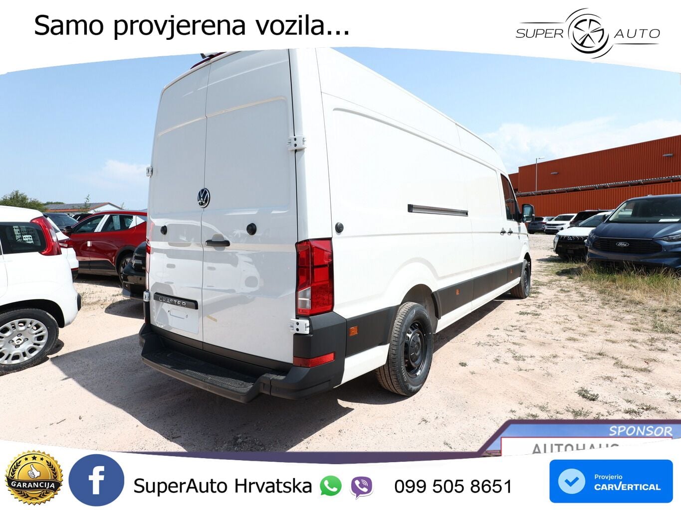 Volkswagen Crafter 35 L4H3 3S Temp Kam AppCo UVP-49%* 140 KS
