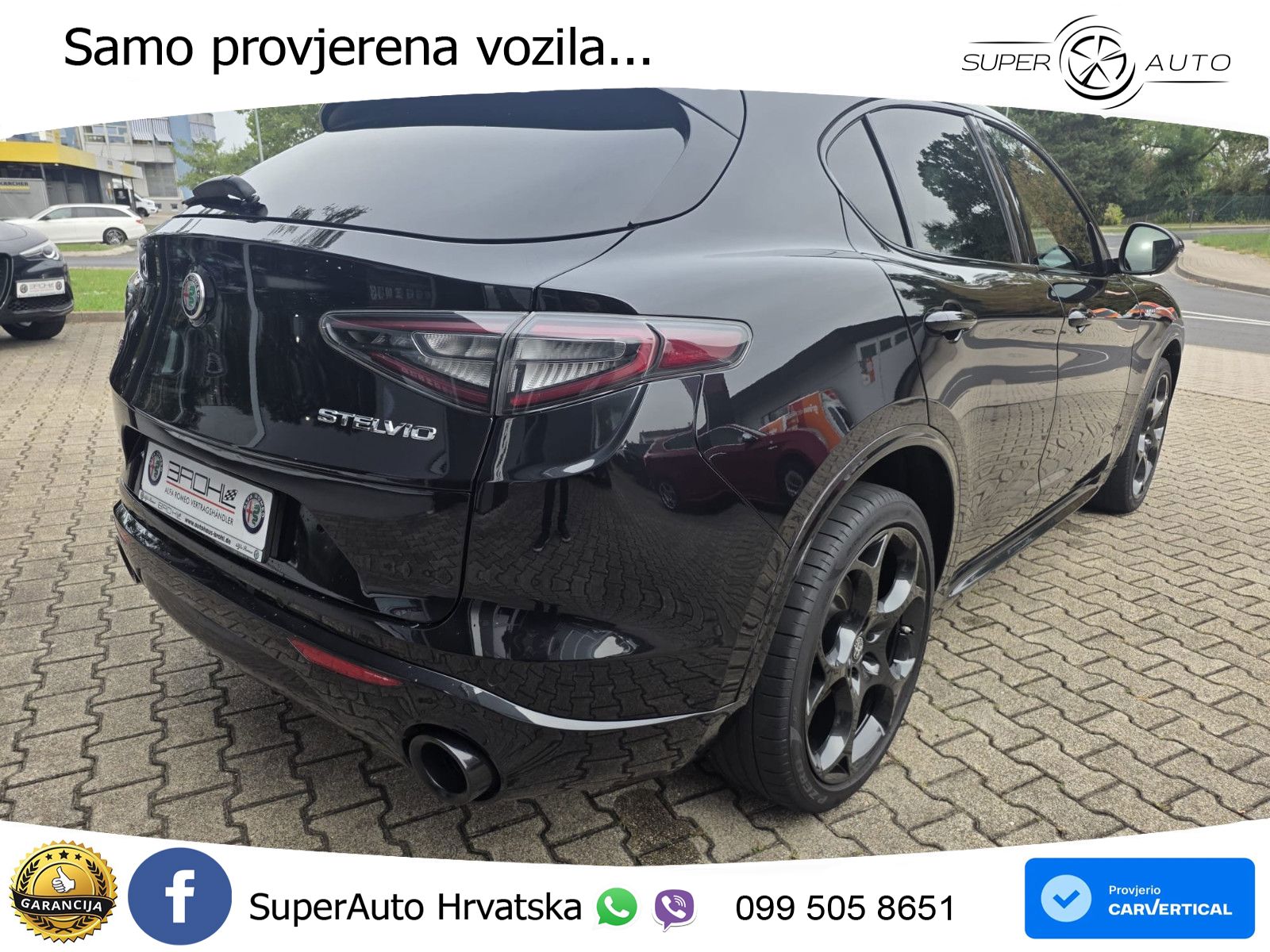 Alfa Romeo Stelvio 2.0 Turbo (280 KS) Q4 Automatic LED+GR SJED+ACC