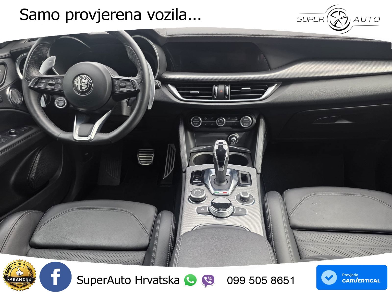 Alfa Romeo Stelvio 2.0 Turbo (280 KS) Q4 Automatic LED+GR SJED+ACC