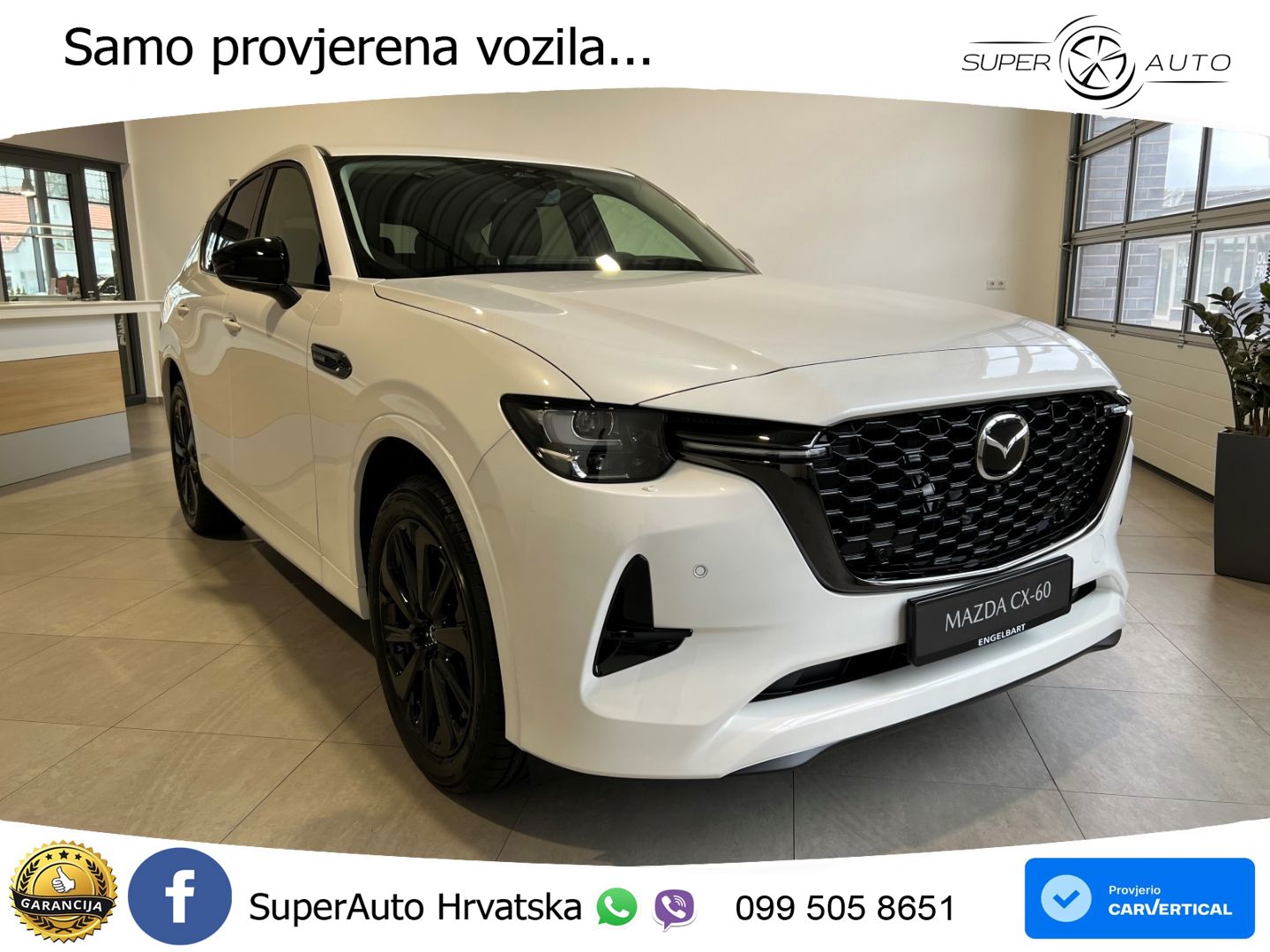 Mazda CX-60 3.3 e-Skyactiv D (200 KS) Automatic LED+GR SJED+ACC