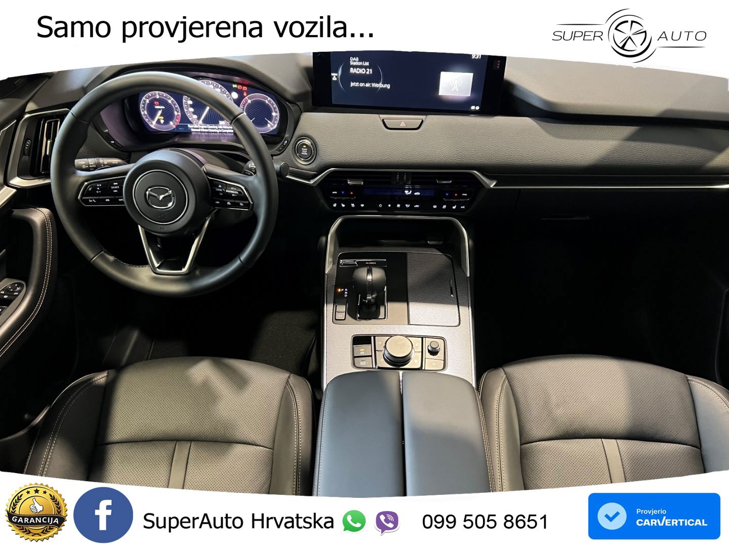 Mazda CX-60 3.3 e-Skyactiv D (200 KS) Automatic LED+GR SJED+ACC