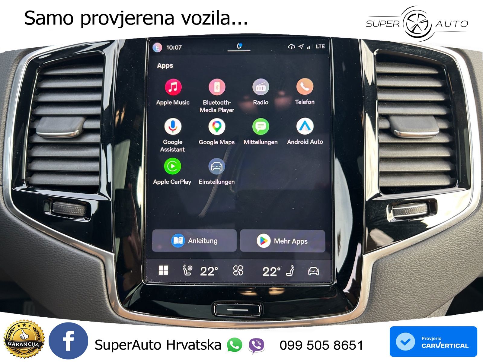 Volvo XC90 2.0 B5 Diesel AWD Automatic ACC+HEAD+4xGR SJED+360+PANO