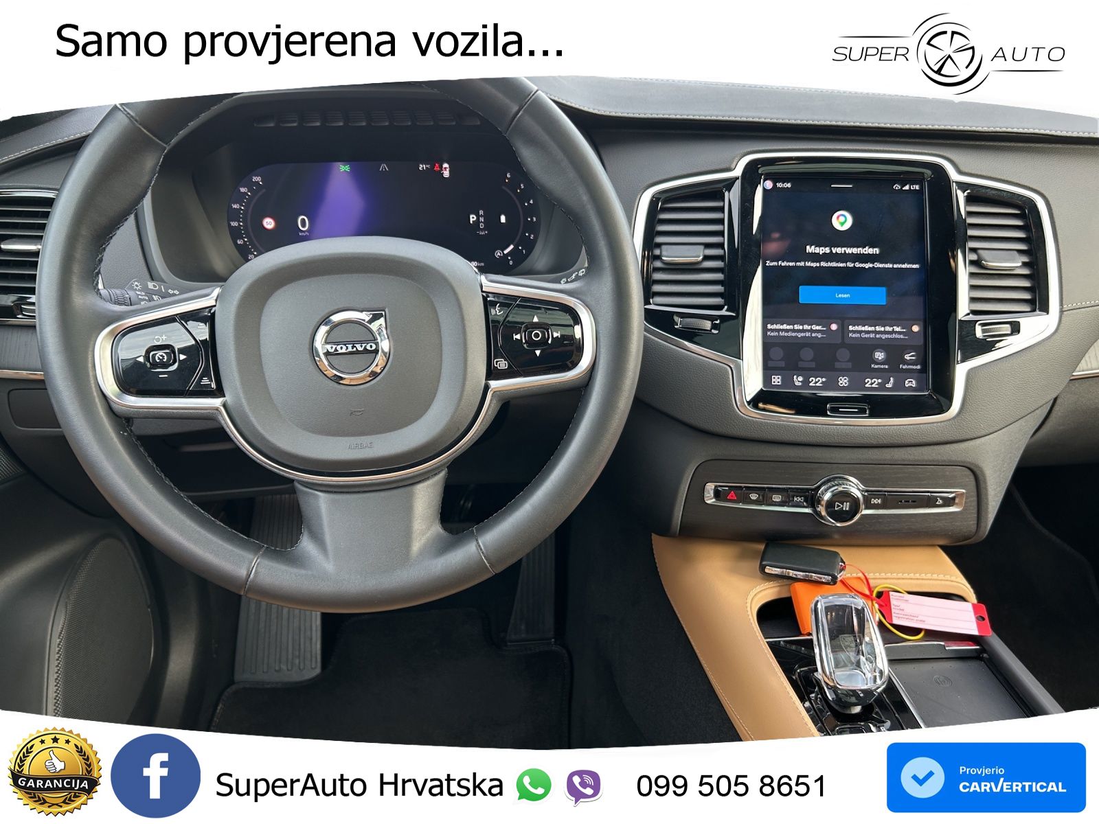 Volvo XC90 2.0 B5 Diesel AWD Automatic ACC+HEAD+4xGR SJED+360+PANO