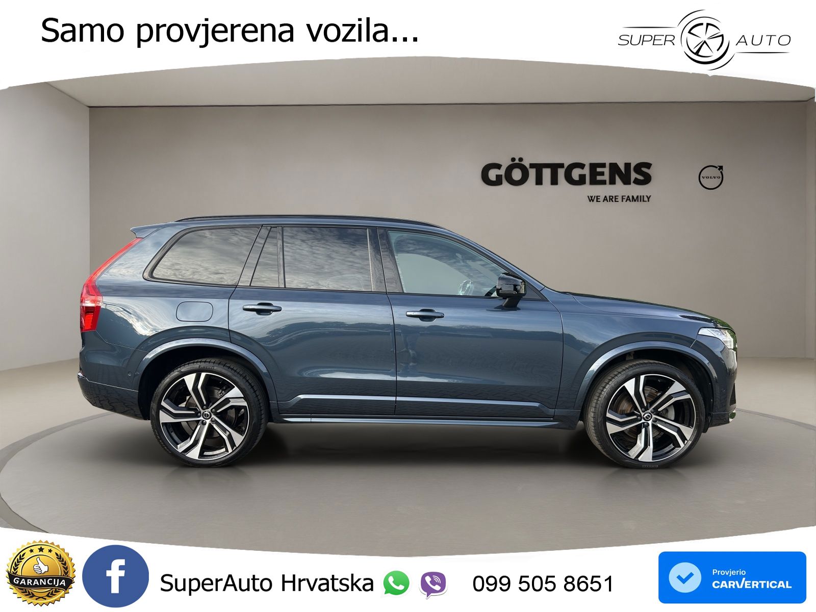 Volvo XC90 2.0 B5 Diesel AWD Automatic ACC+HEAD+4xGR SJED+360+PANO