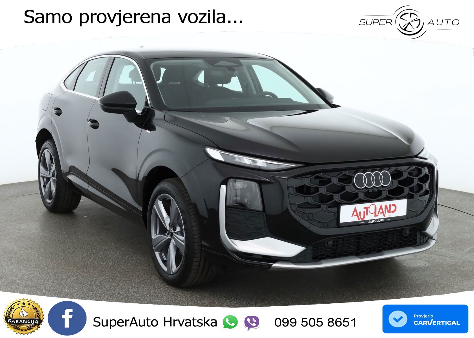 Audi Q3 III Sportback 1.5 TFSI (150 KS) S tronic S line LED+GR SJED+ACC