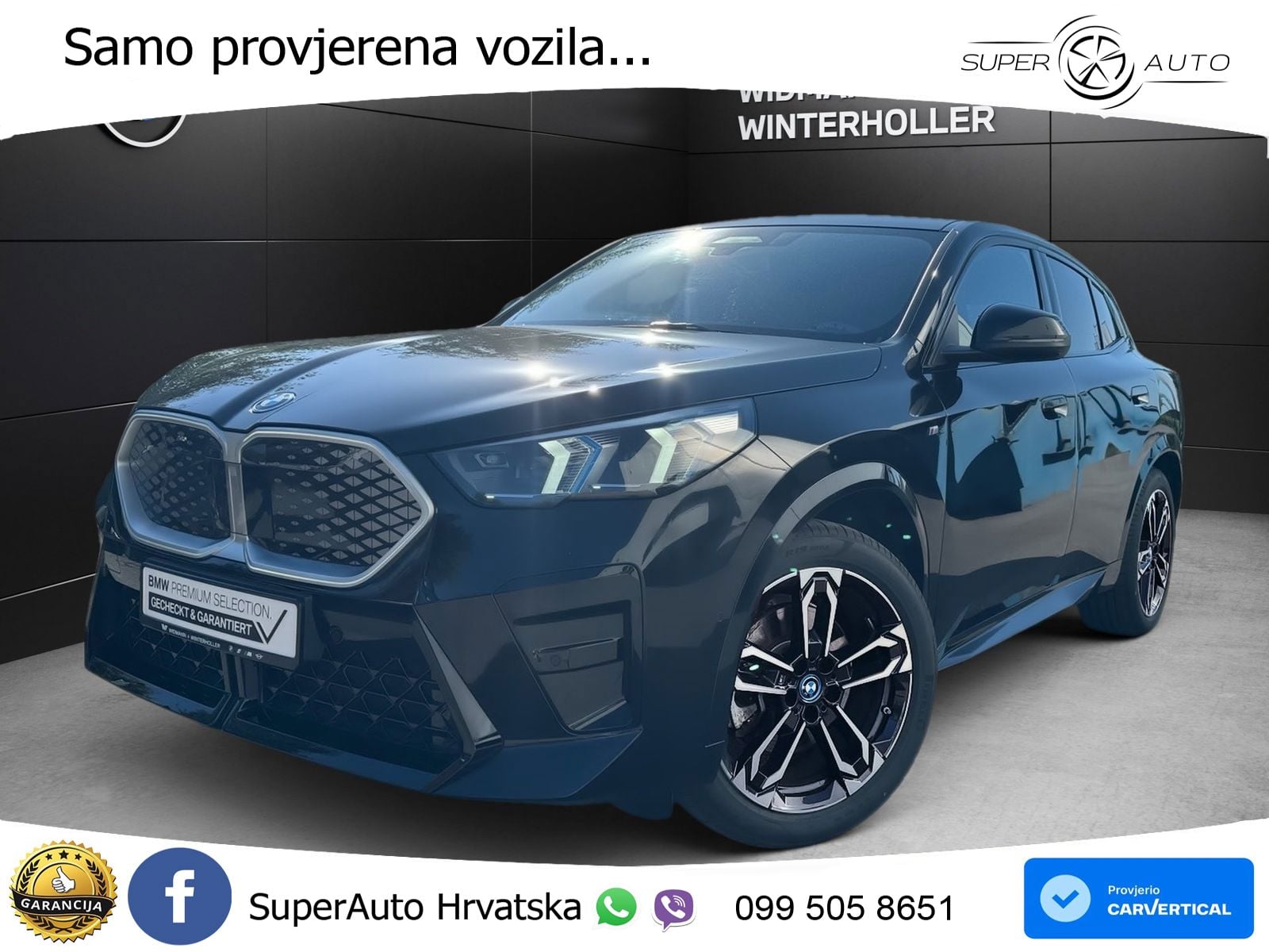 BMW iX2 66.5 kWh (313 KS) xDrive30 M Sport LED+GR SJED+ACC