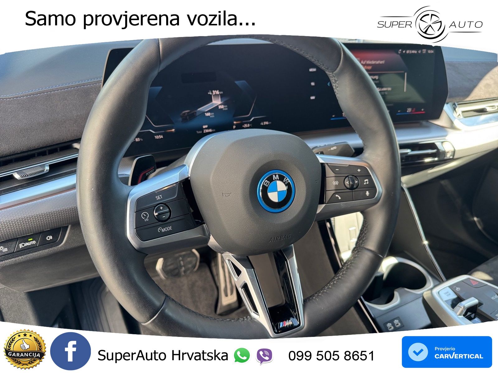 BMW iX2 66.5 kWh (313 KS) xDrive30 M Sport LED+GR SJED+ACC