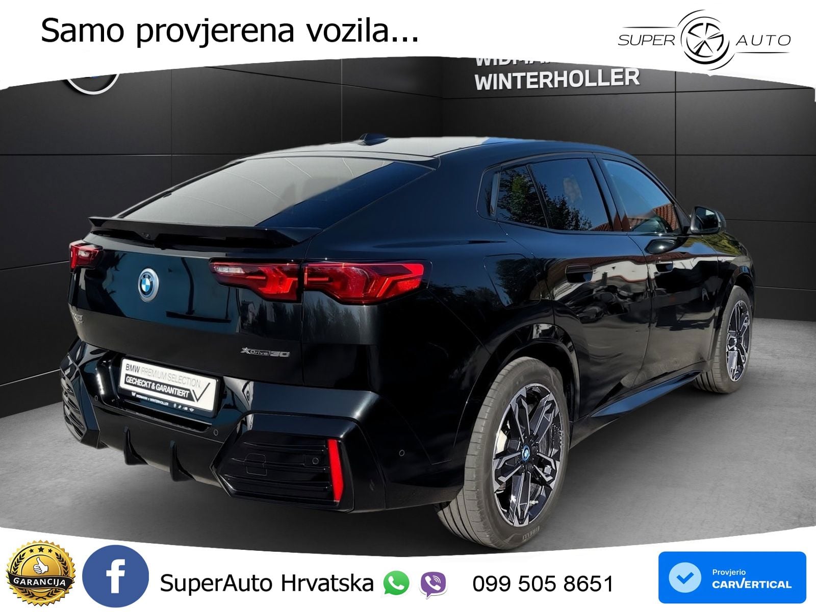 BMW iX2 66.5 kWh (313 KS) xDrive30 M Sport LED+GR SJED+ACC