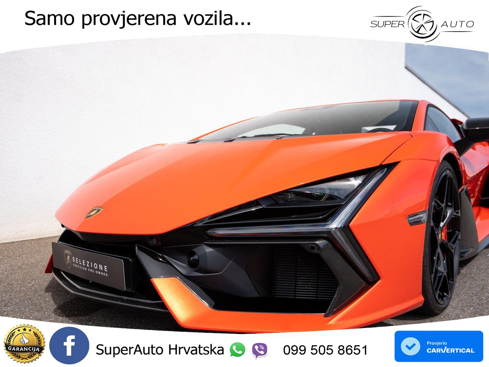 Lamborghini Revuelto 6.5 V12 (1015 KS) 4WD DCT LED+GR SJED+ACC