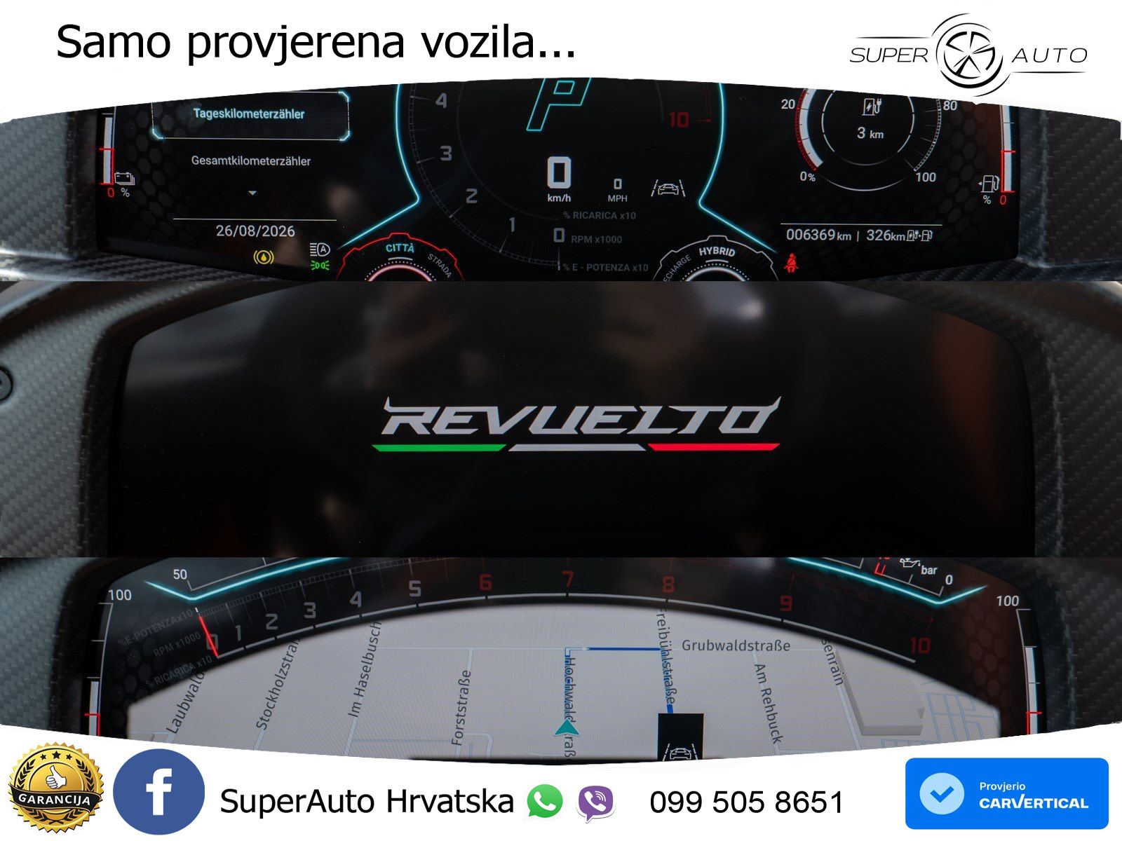 Lamborghini Revuelto 6.5 V12 (1015 KS) 4WD DCT LED+GR SJED+ACC