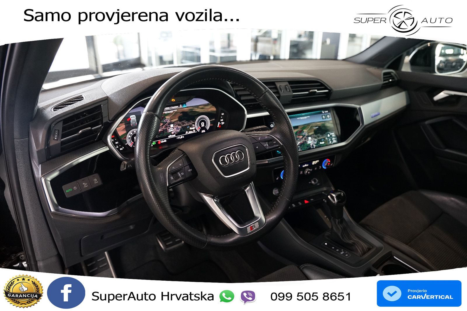 Audi Q3 40 TFSI (190 KS) quattro S tronic S line LED+GR SJED+ACC