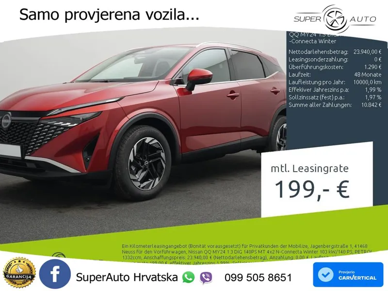 Nissan Qashqai 1.3 DIG-T (140 KS) N-Connecta