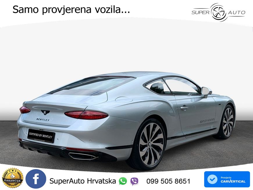 Bentley Continental GT IV 4.0 V8 TFSi (680 KS) AWD DCT LED+GR SJED+ACC