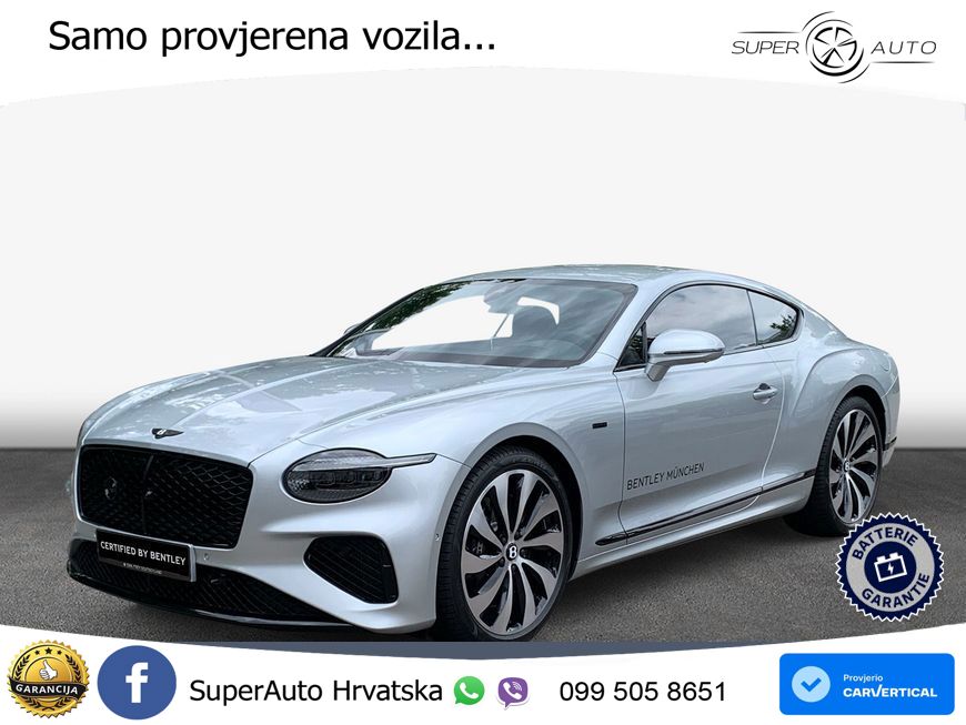 Bentley Continental GT IV 4.0 V8 TFSi (680 KS) AWD DCT LED+GR SJED+ACC