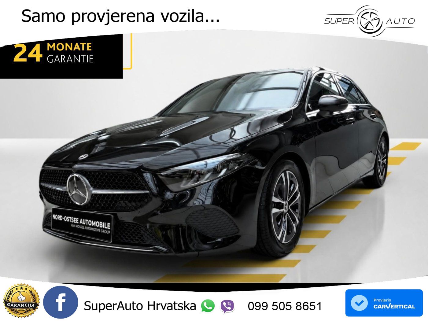Mercedes-Benz A 180d 8G-DCT LED+GR SJED+ACC
