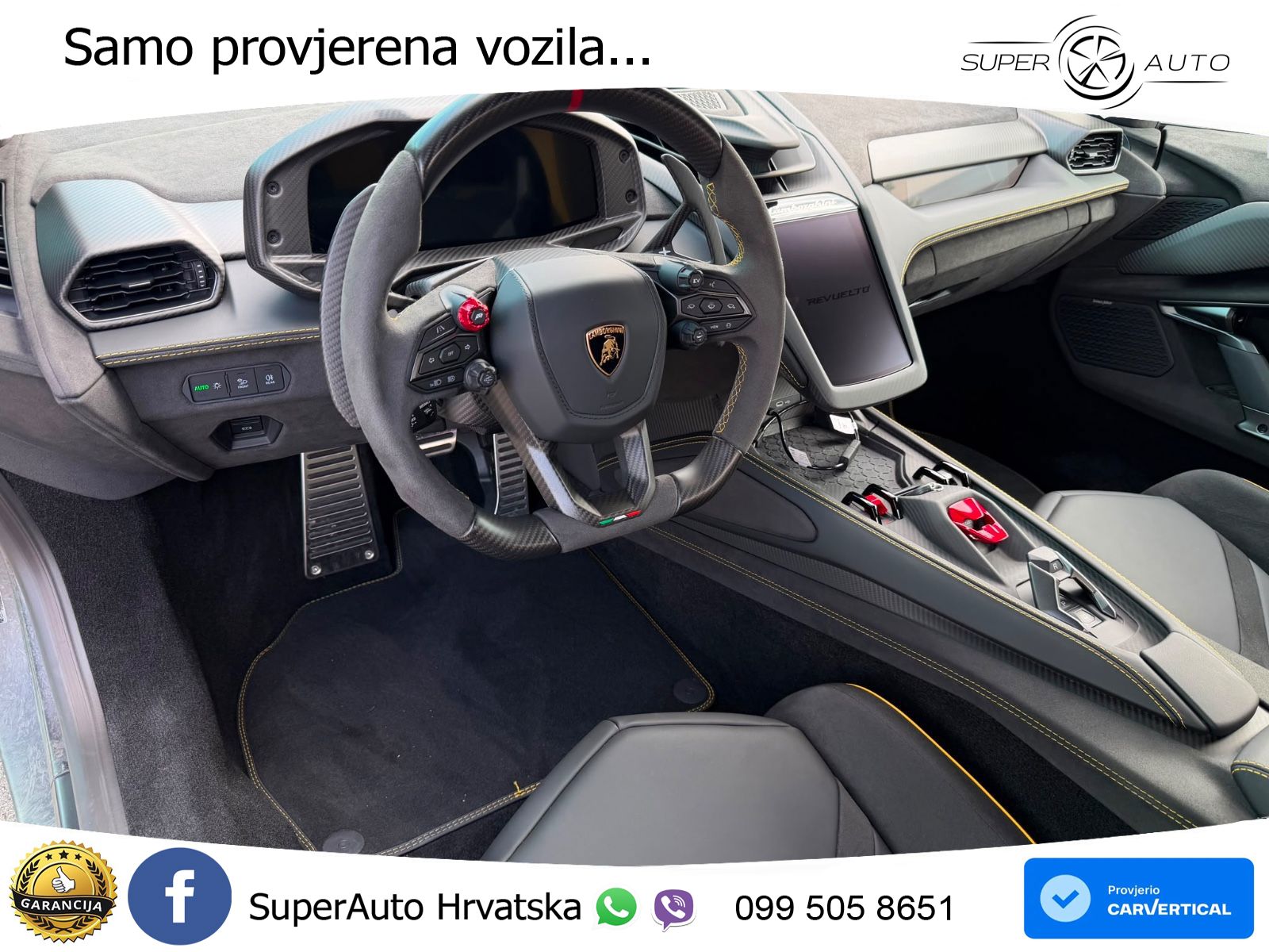Lamborghini Revuelto 6.5 V12 (1015 KS) 4WD DCT LED+GR SJED+ACC