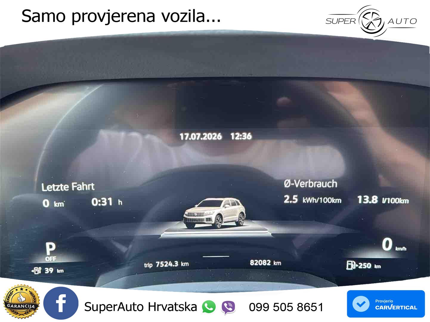 Volkswagen Touareg R 3.0 V6 TFSI (462 KS) 4MOTION Tiptronic ZRAČNI+ACC+GR SJED+KAM+PANO
