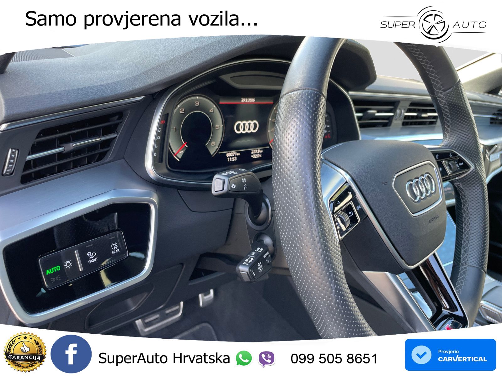 Audi A6 40 TDI (204 KS) quattro ultra S tronic S line LED+GR SJED+ACC