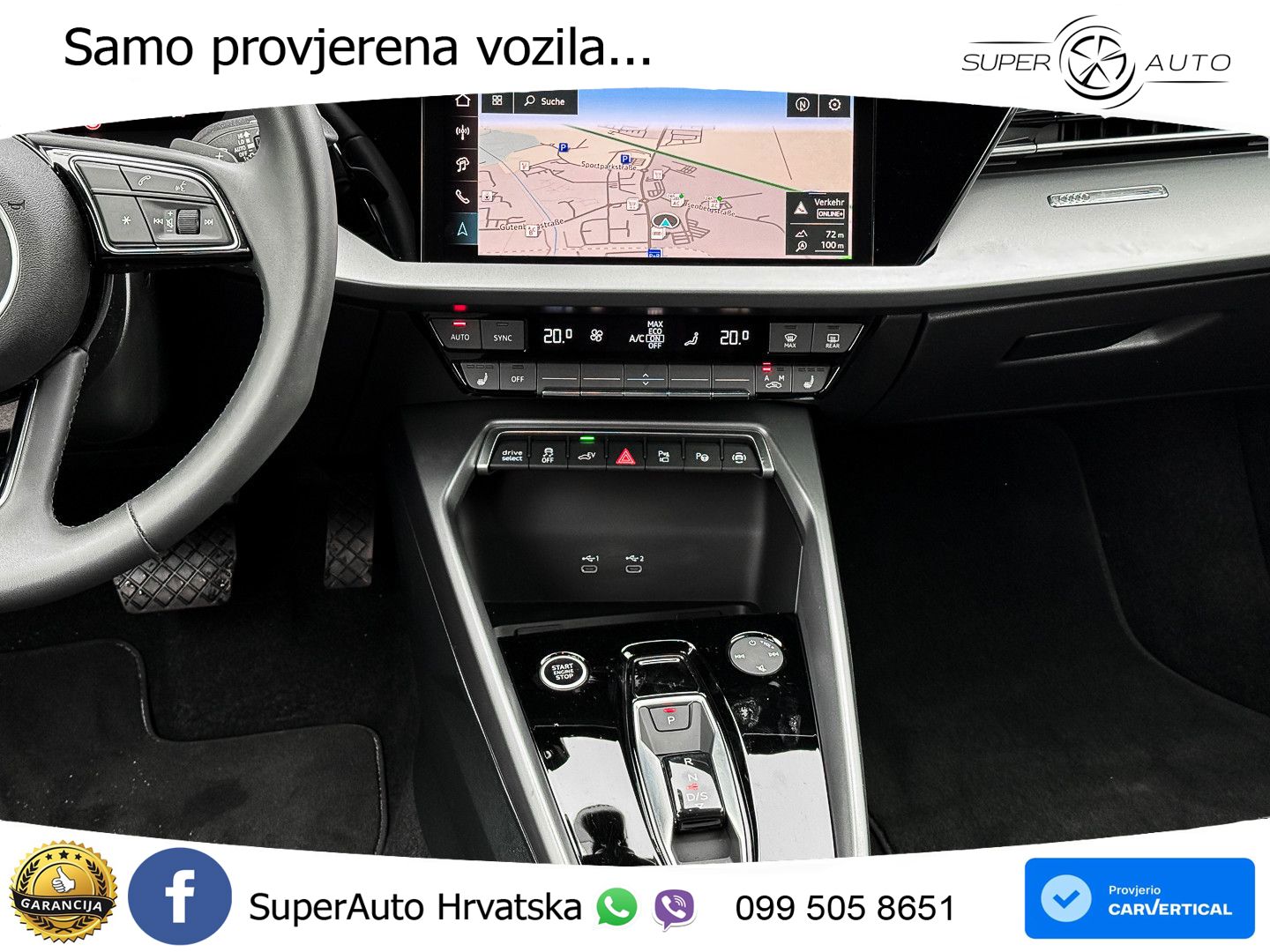 Audi A3 Sportback 40 TFSI e (204 KS) Plug-in Hybrid S tronic LED+GR SJED+ACC