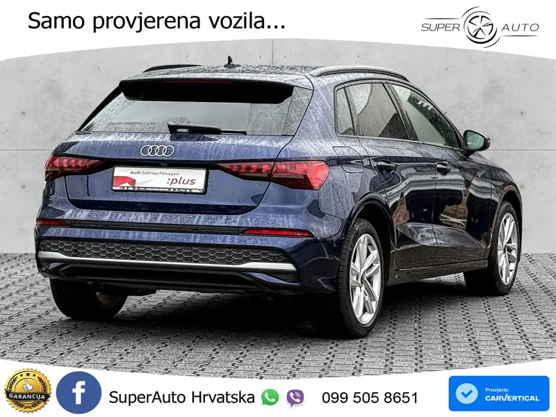 Audi A3 Sportback 40 TFSI e (204 KS) Plug-in Hybrid S tronic LED+GR SJED+ACC