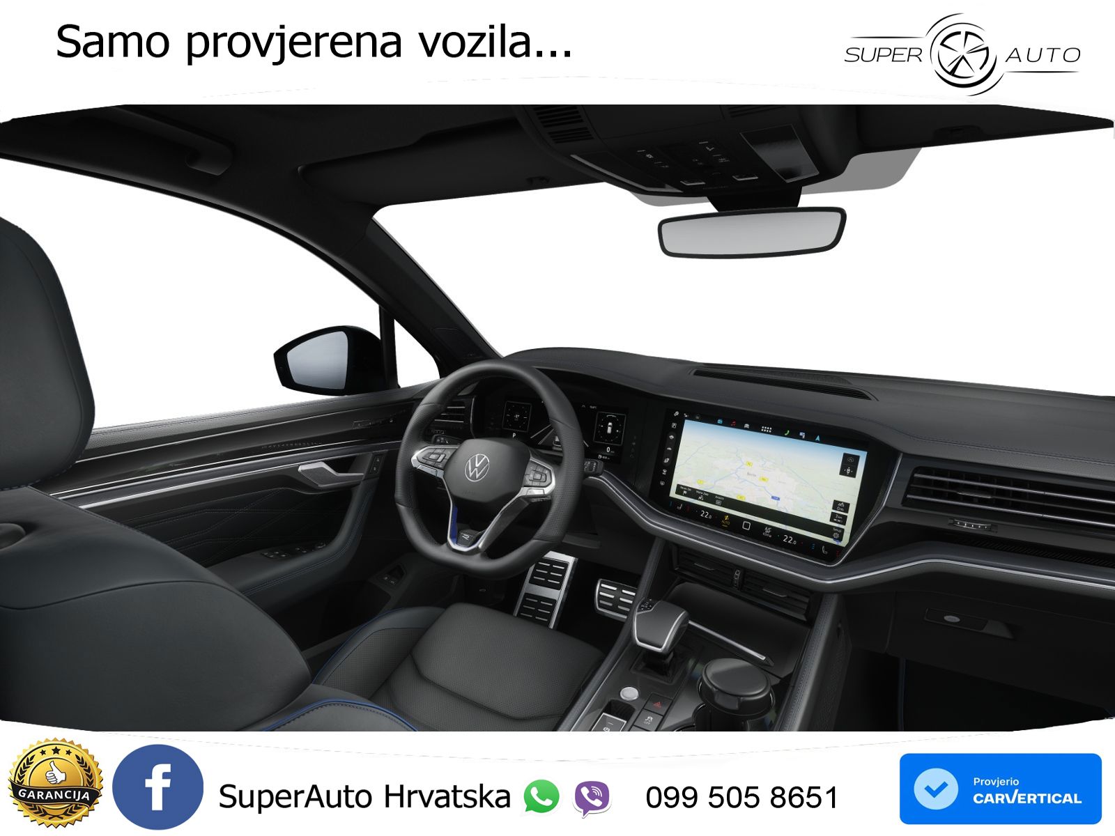 Volkswagen Touareg R 3.0 V6 TFSI (462 KS) 4MOTION Tiptronic ZRAČNI+ACC+GR SJED+KAM+PANO