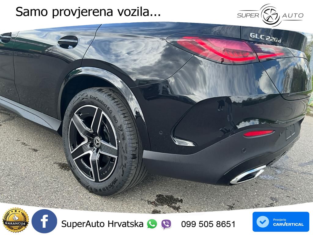 Mercedes GLC Coupe 220d (197 KS) 4MATIC 9G-TRONIC AMG ACC+GR SJED+360+PANO