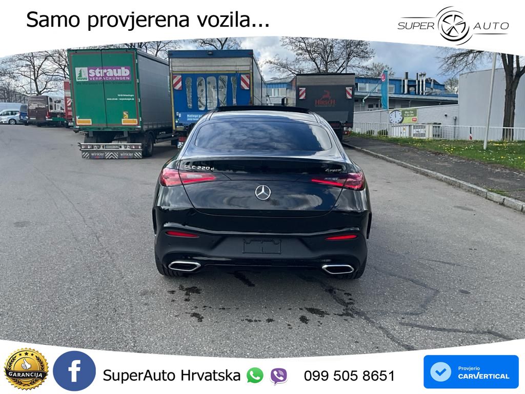 Mercedes GLC Coupe 220d (197 KS) 4MATIC 9G-TRONIC AMG ACC+GR SJED+360+PANO