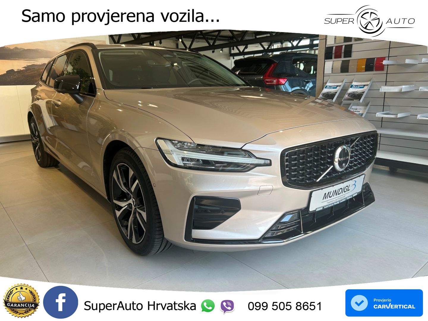 Volvo V60 2.0 B4 Benzin DCT LED+GR SJED+ACC