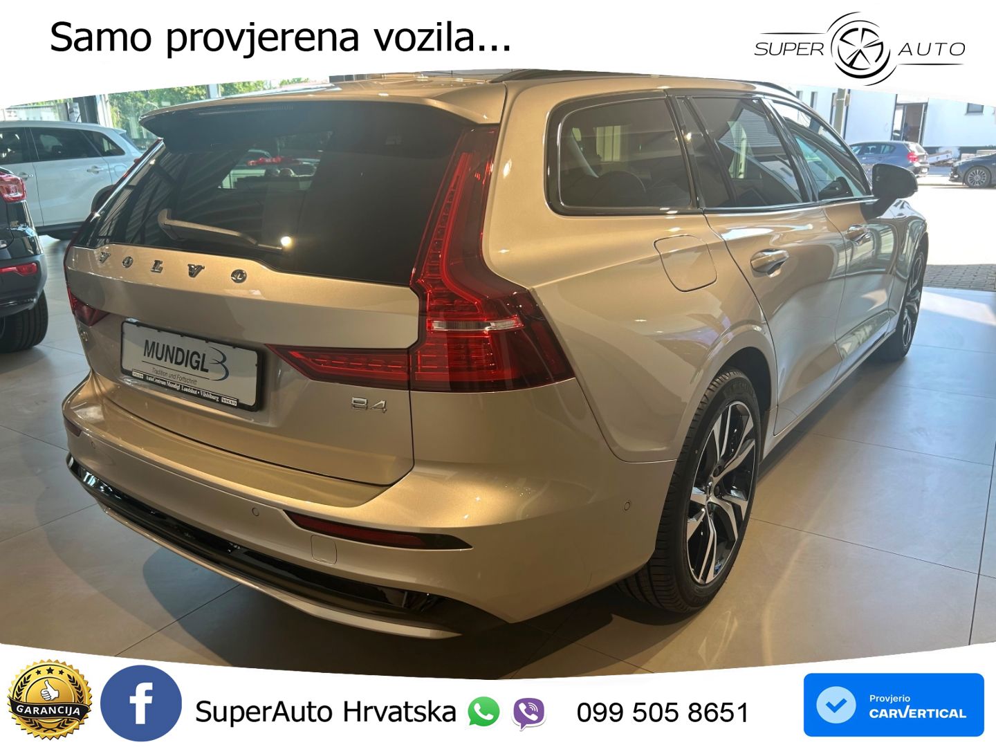 Volvo V60 2.0 B4 Benzin DCT LED+GR SJED+ACC