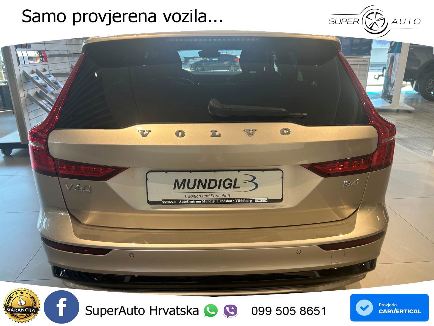 Volvo V60 2.0 B4 Benzin DCT LED+GR SJED+ACC