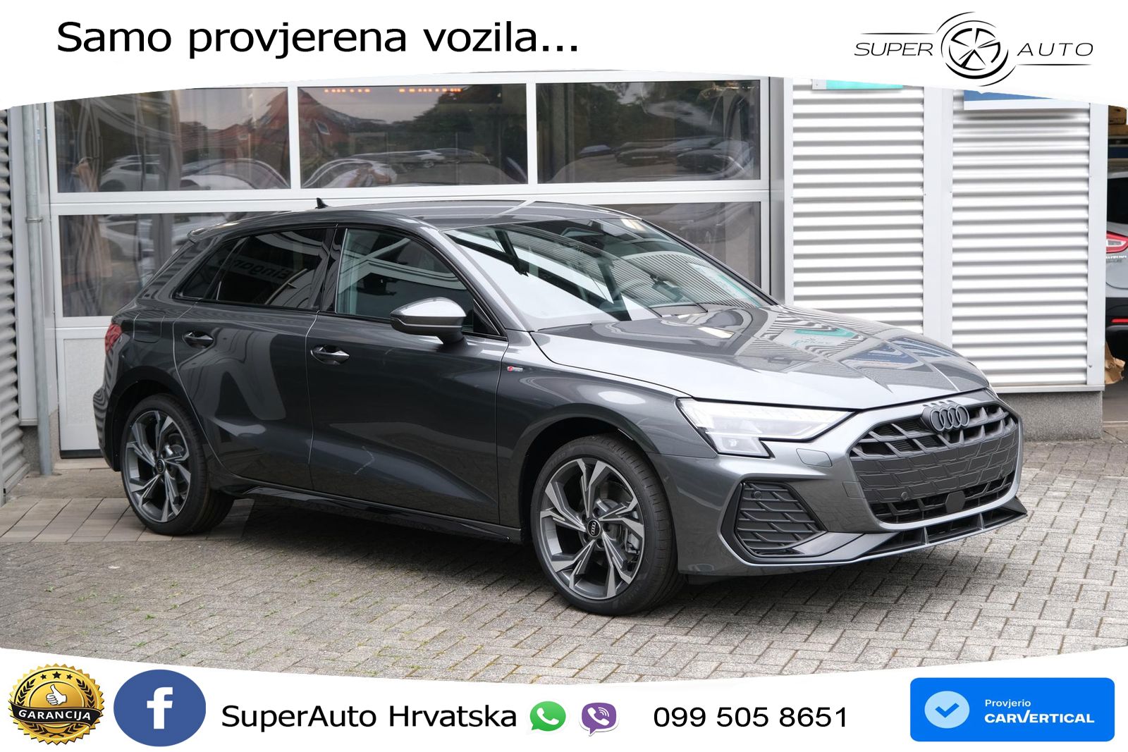 Audi A3 Sportback 40 TFSI (204 KS) quattro S tronic S line LED+GR SJED+ACC