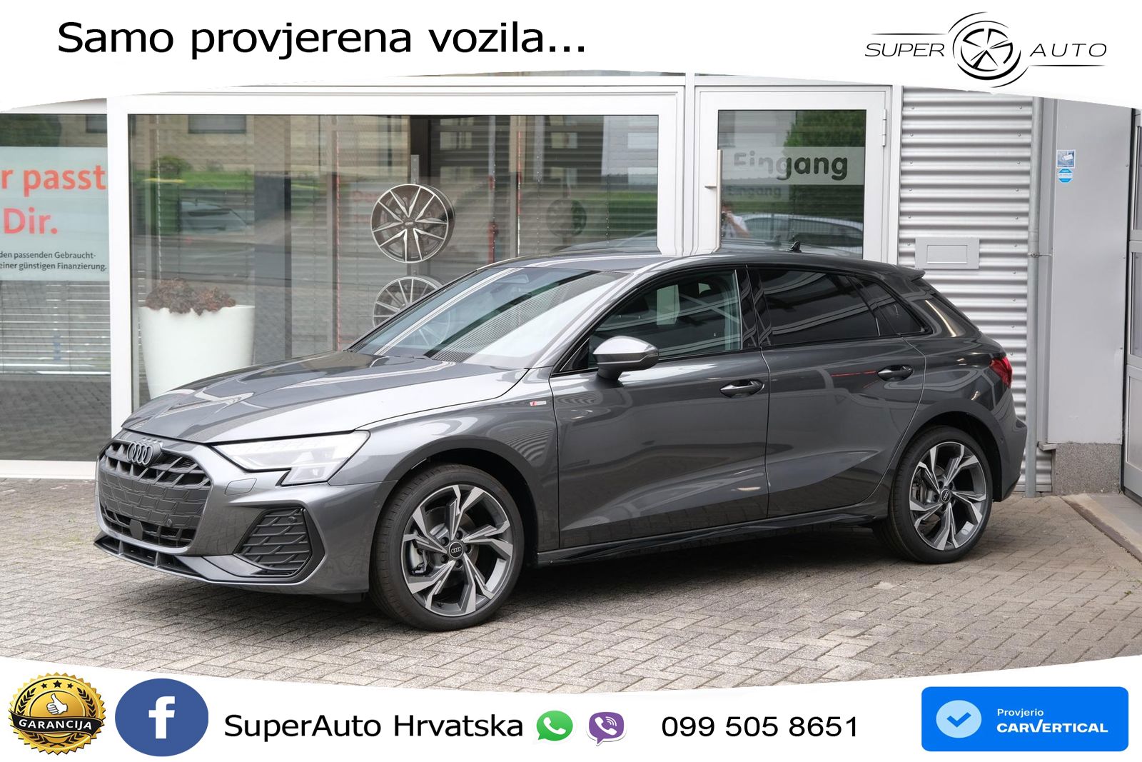 Audi A3 Sportback 40 TFSI (204 KS) quattro S tronic S line LED+GR SJED+ACC