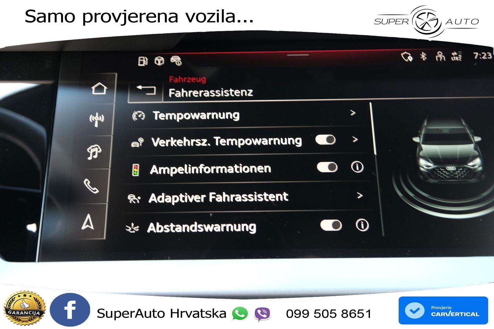 Audi A3 Sportback 40 TFSI (204 KS) quattro S tronic S line LED+GR SJED+ACC